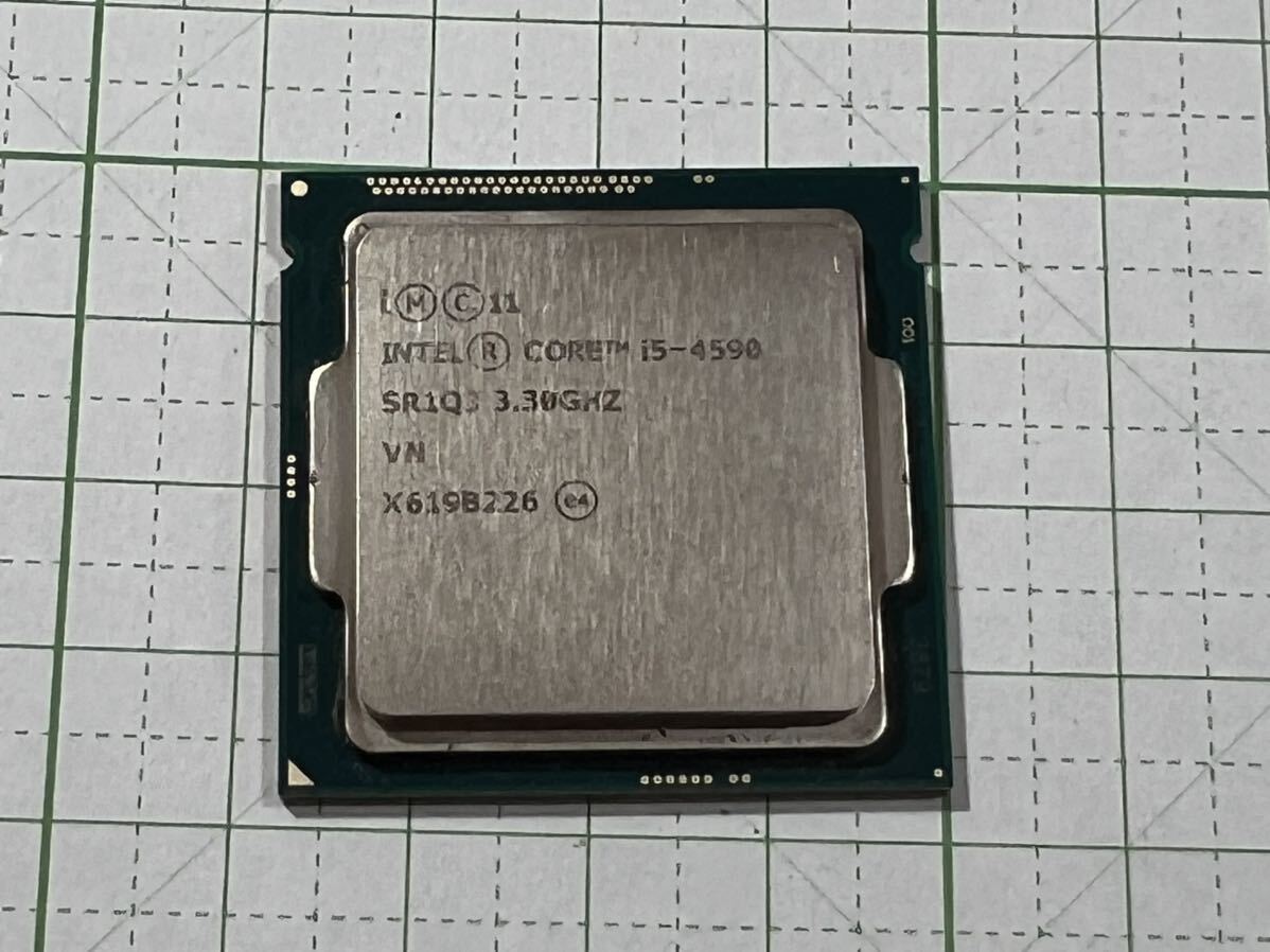中古(一応動作確認済) CPU Intel Core i5-4590 3.3GHz SR1QJ の画像1