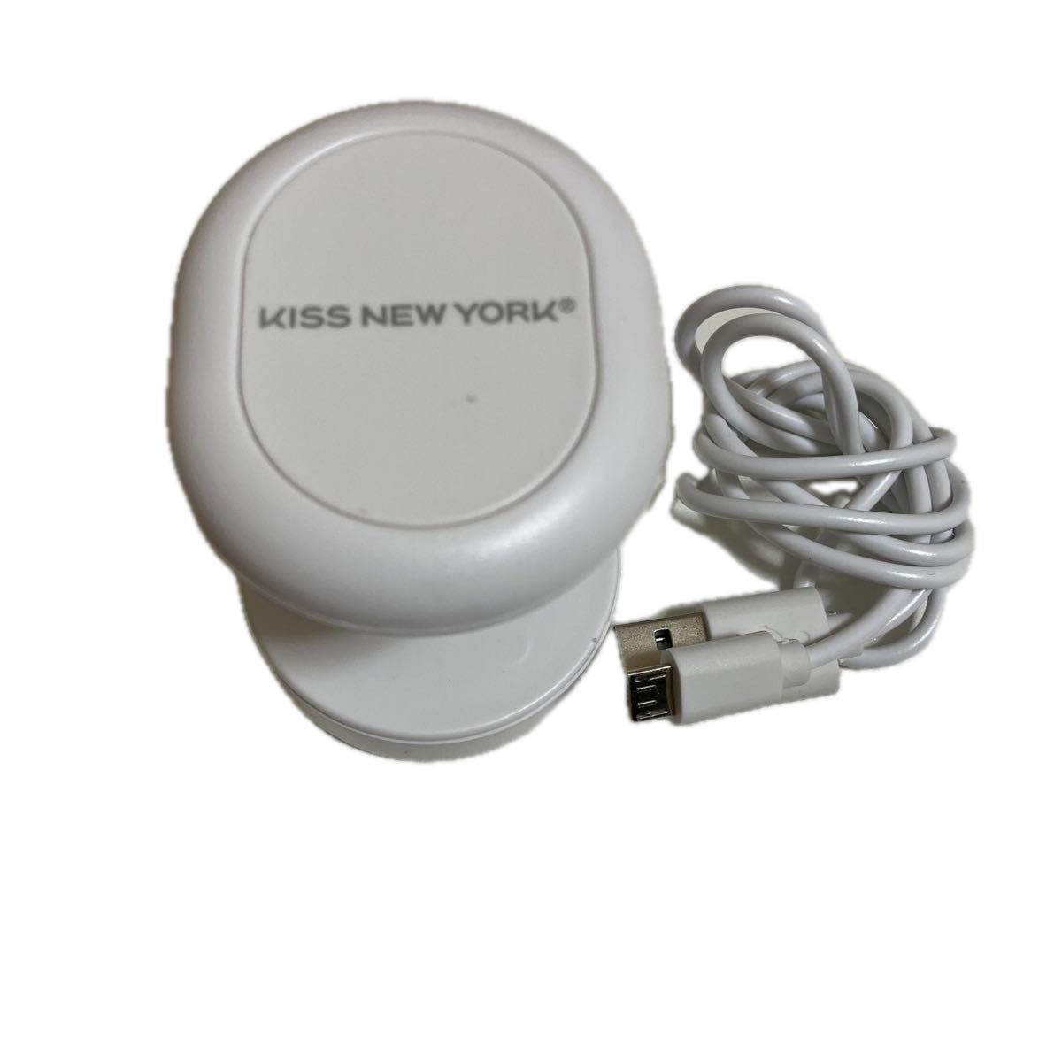 【USED品・箱に傷有・説明書付】KISS NEW YORK コンパクトジェルランプ ジェルネイル 硬化ライト USBタイプ 