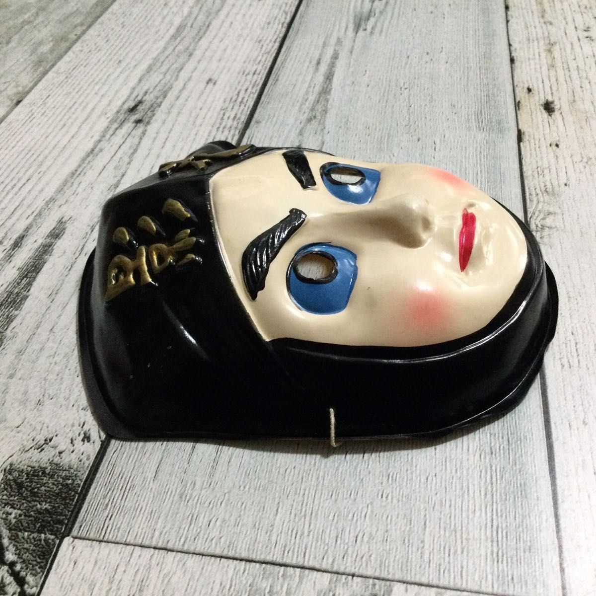 伊賀の影丸 セルロイドお面 (版権あり) 昭和レトロ お面 当時 伊賀の影丸 セルロイドお面 (版権あり) 昭和レトロ お面 当時