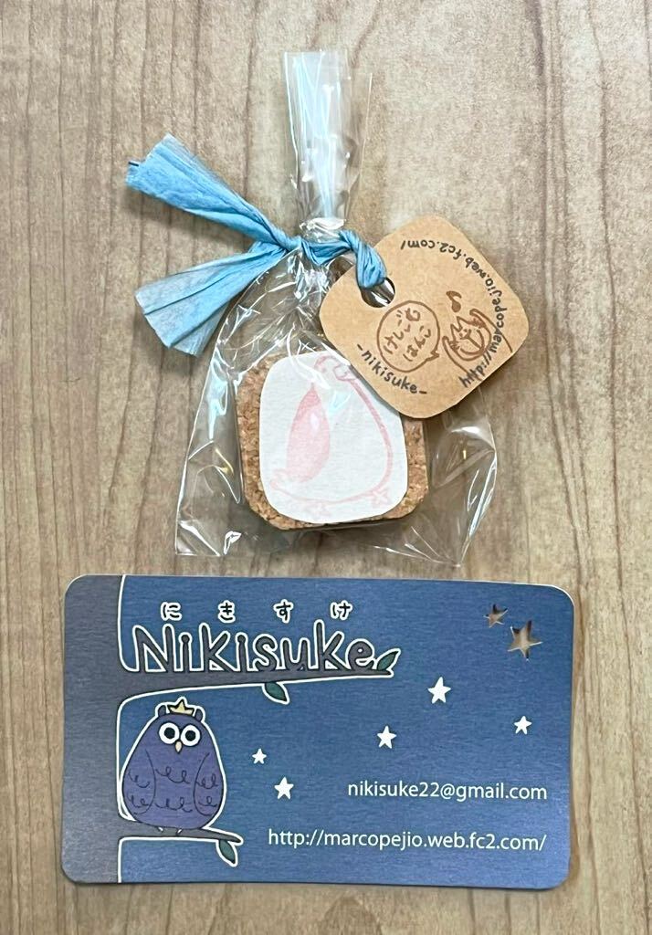 新品 Nikisuke けしごむはんこ 消しゴム 判子 クリエイター ハンドメイド かわいい 鳥 グッズ デザフェス_画像1