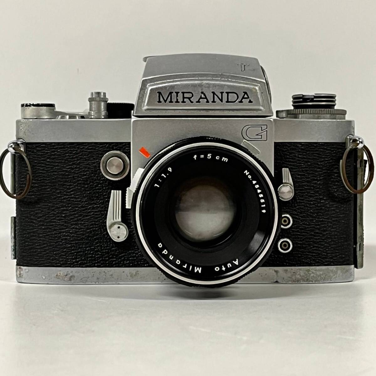 1円~【動作未確認】ミランダ MIRANDA G T AUTO 1:1.9 f=5cm 1:2.8 f=28mm 一眼レフ フィルムカメラ 単焦点レンズ 標準レンズ G123319の画像2