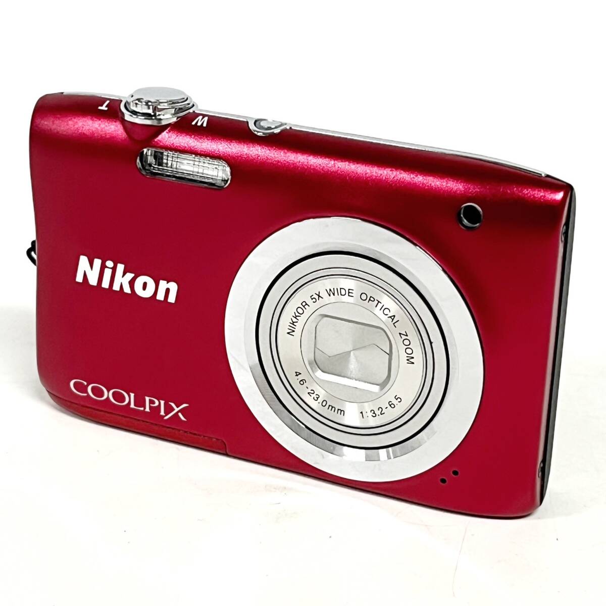 1円~【動作未確認】ニコン Nikon COOLPIX A100 NIKKOR 5× WIDE OPTICAL ZOOM 4.6-23.0mm 1:3.2-6.5 コンパクトデジタルカメラ G132293の画像1
