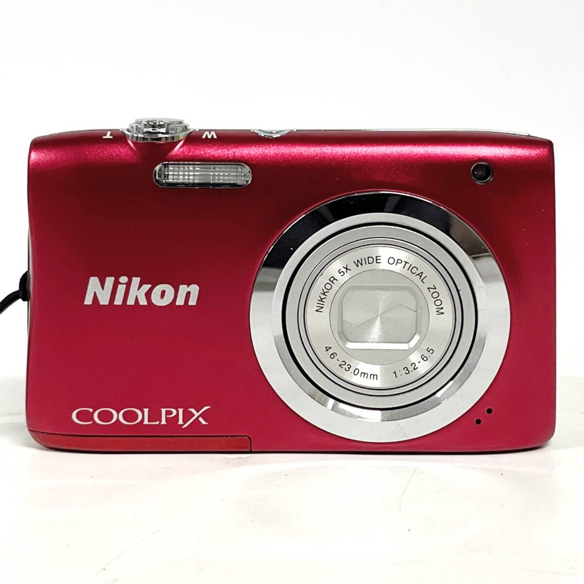 1円~【動作未確認】ニコン Nikon COOLPIX A100 NIKKOR 5× WIDE OPTICAL ZOOM 4.6-23.0mm 1:3.2-6.5 コンパクトデジタルカメラ G132293の画像2
