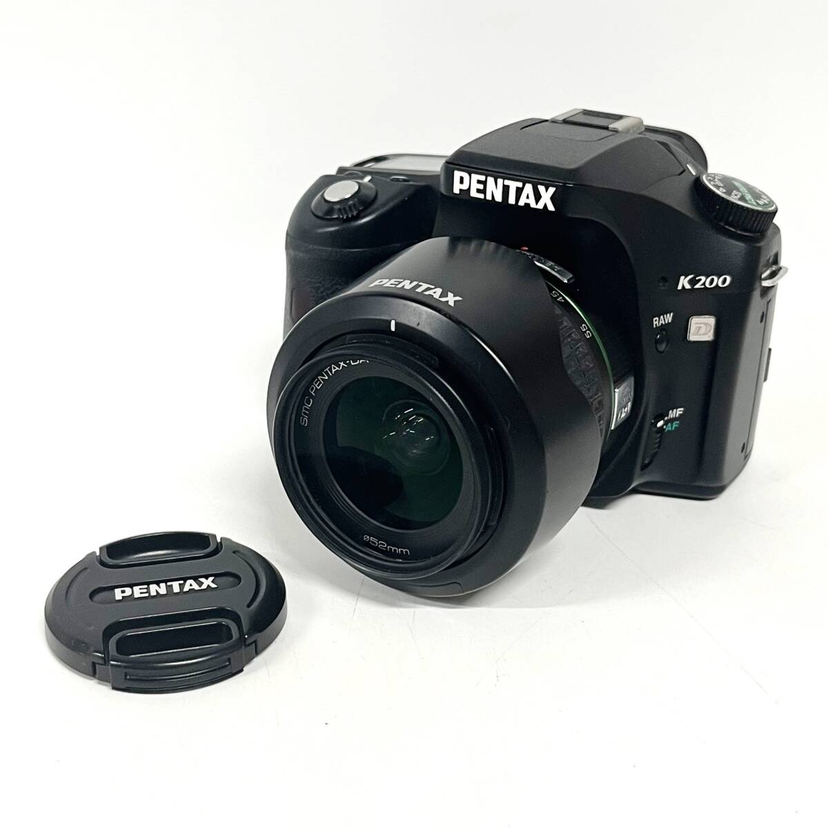 1円~【動作未確認】ペンタックス PENTAX K200D SMC PENTAX-DA 1:3.5-5.6 18-55mm ALⅡ デジタル一眼レフカメラ レンズ 付属品あり G180569の画像1