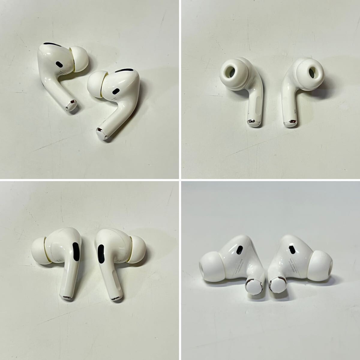 1円~【動作確認済み】現状品 Apple AirPods Pro 第1世代 MWP22J/A A2083 A2084 A2190 アップル エアポッズ ワイヤレスイヤホン GK-100001の画像7