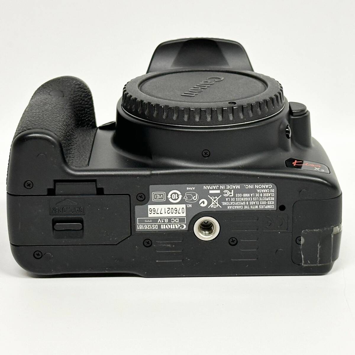 1円~【通電確認済】キャノン Canon EOS Kiss X2 DS126181 デジタル一眼レフカメラ ボディ 付属品あり YTの画像7