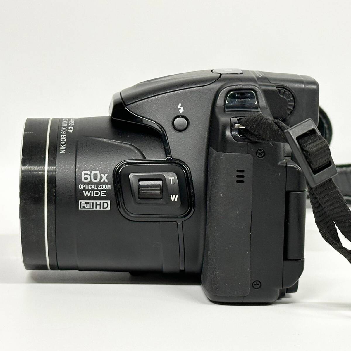 1円~【通電確認済】ニコン Nikon COOLPIX P600 NIKKOR 60× WIDE OPTICAL ZOOM ED VR 4.3-258mm 1:3.3-6.5 コンパクトデジタルカメラ YTの画像3