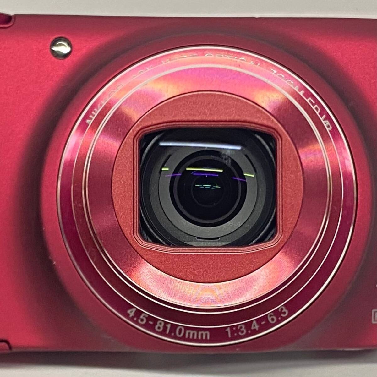 1円~【動作確認済み】ニコン Nikon COOLPIX S9400 Red NIKKOR 18X WIDE OPTICAL ZOOM ED VR コンパクトデジタルカメラ 箱付き J180003_画像3