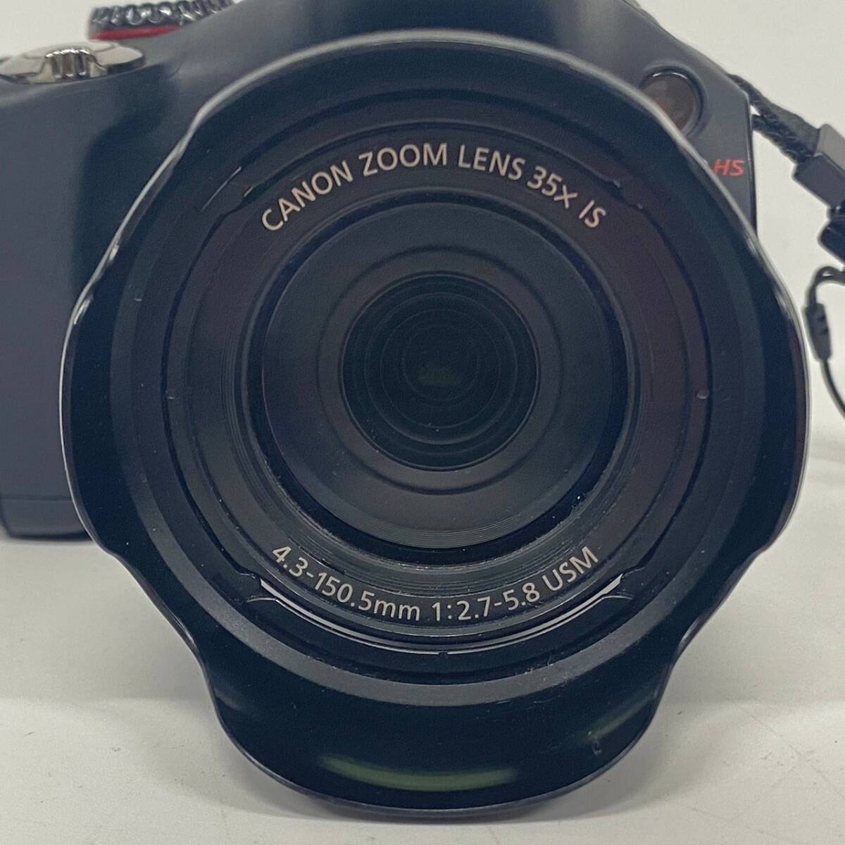 1円~【通電確認済み】キャノン Canon Power Shot SX40 HS CANON ZOOM LENS 35×IS 4.3-150.5mm 1:2.7-5.8 USM コンパクトデジタルカメラ _画像3