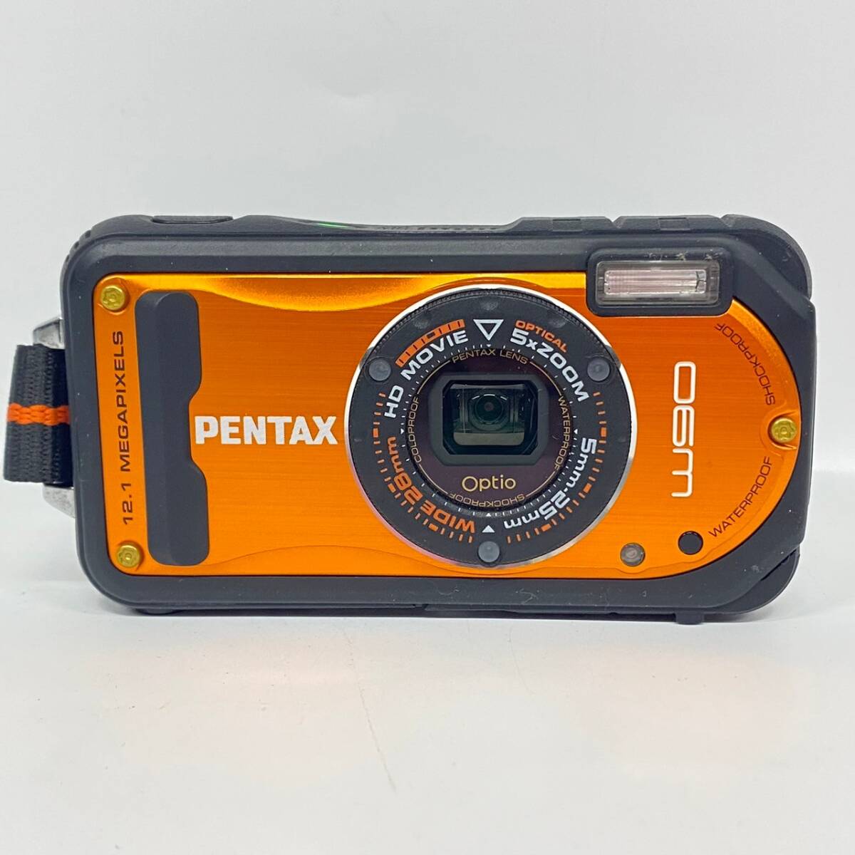 1円~【通電確認済】ペンタックス PENTAX Optio W90 5× ZOOM 5mm-25mm コンパクトデジタルカメラ 付属品あり G153458_画像3