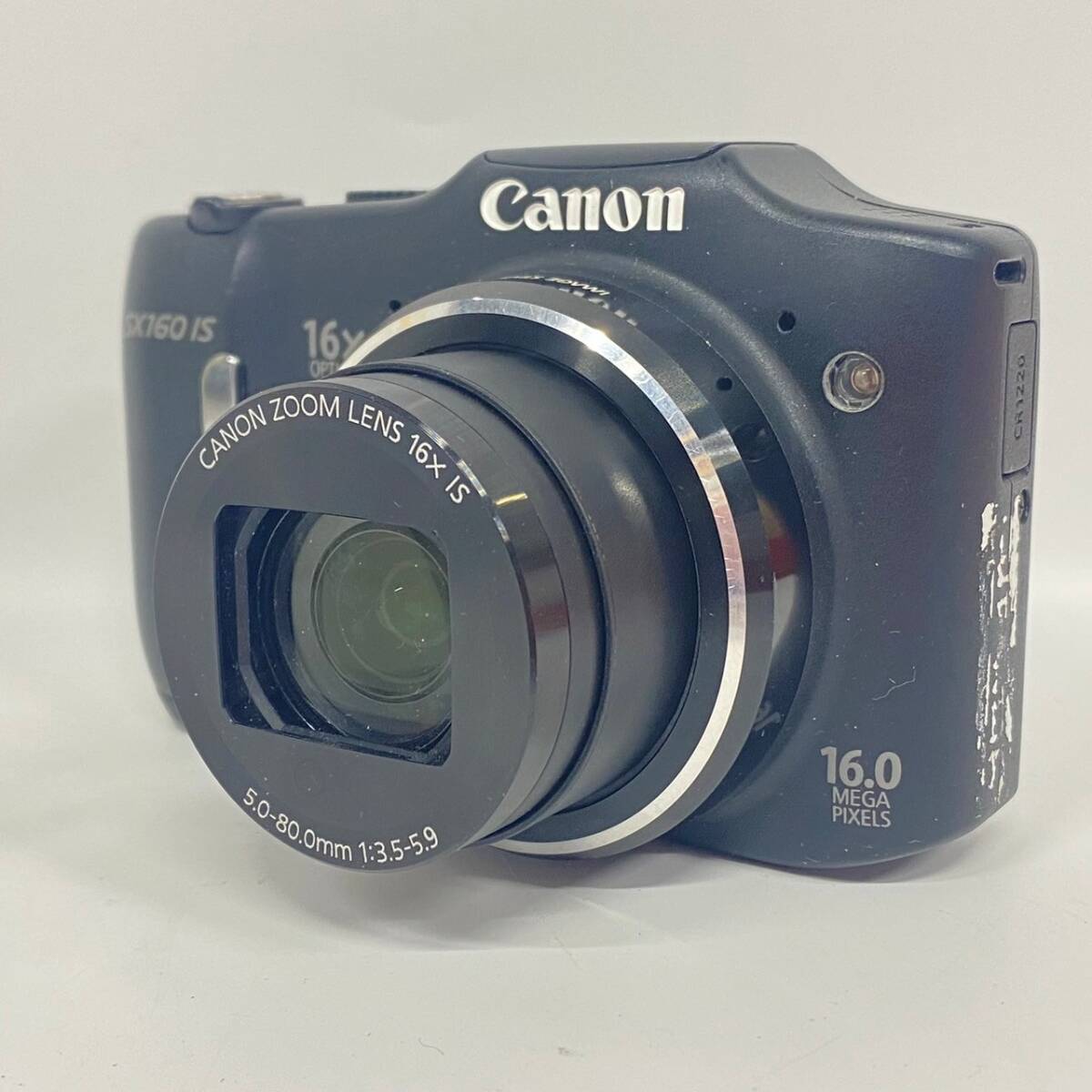 1円~【通電確認済】キャノン Canon PowerShot SX160 IS PC1816 ZOOM LENS 16×IS 5.0-80.0mm 1:3.5-5.9 コンパクトデジタルカメラ J140001_画像2
