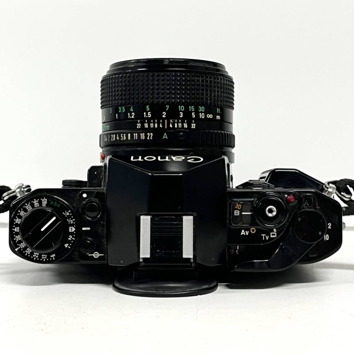 1円~【動作未確認】キャノン Canon A-1 LENS FD 50mm 1:1.4 一眼レフ フィルムカメラ 単焦点レンズ 標準レンズ ストラップ付き J110204_画像8