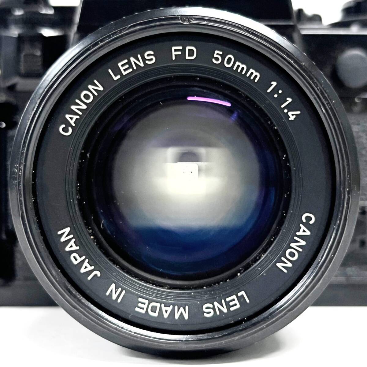 1円~【動作未確認】キャノン Canon A-1 LENS FD 50mm 1:1.4 一眼レフ フィルムカメラ 単焦点レンズ 標準レンズ ストラップ付き J110204_画像3