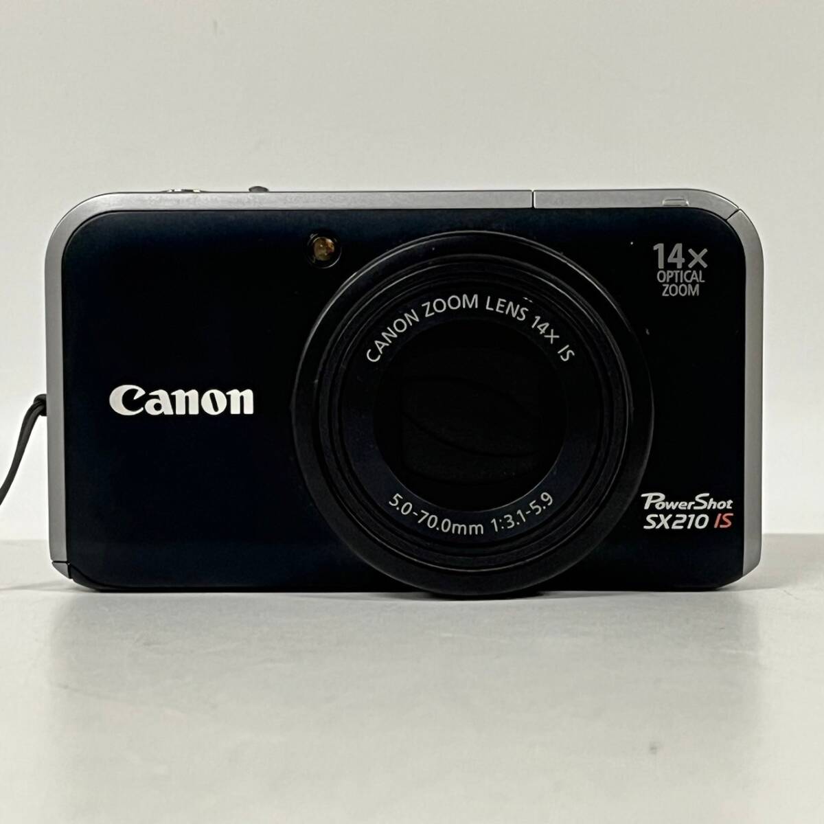 1円~【動作未確認】キャノン Canon PowerShot SX210 IS PC1468 ZOOM LENS 14×IS 5.0-70.0mm 1:3.1-5.9 コンパクトデジタルカメラ J180043_画像2