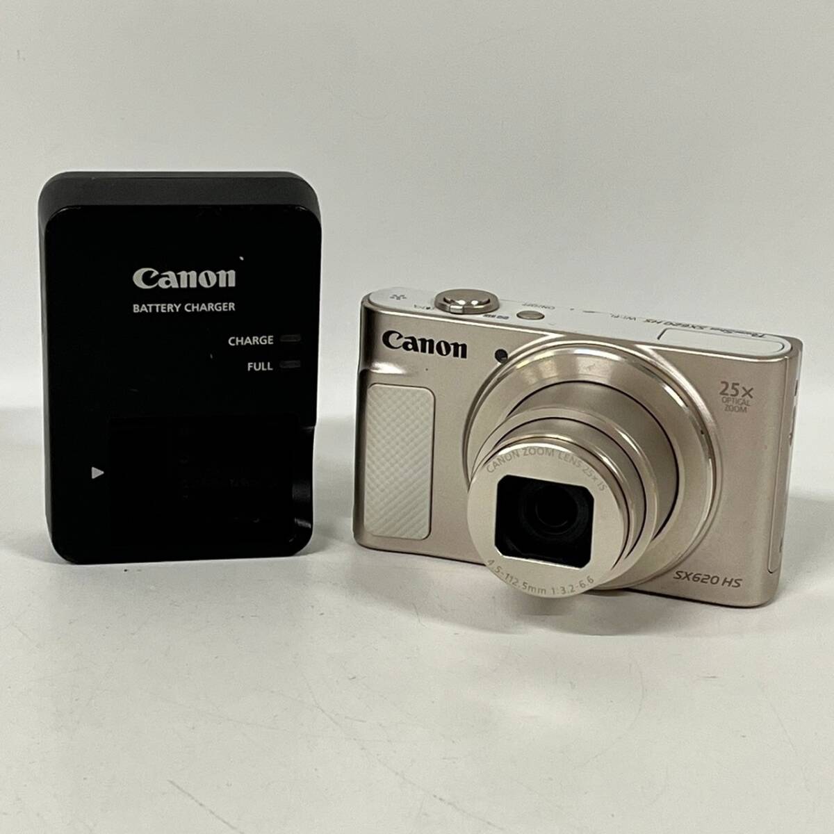 1円~【通電確認済】キャノン Canon PowerShot SX620 HS PC2271 ZOOM LENS 25×IS 4.5-112.5mm 1:3.2-6.6 コンパクトデジタルカメラ J140065_画像1