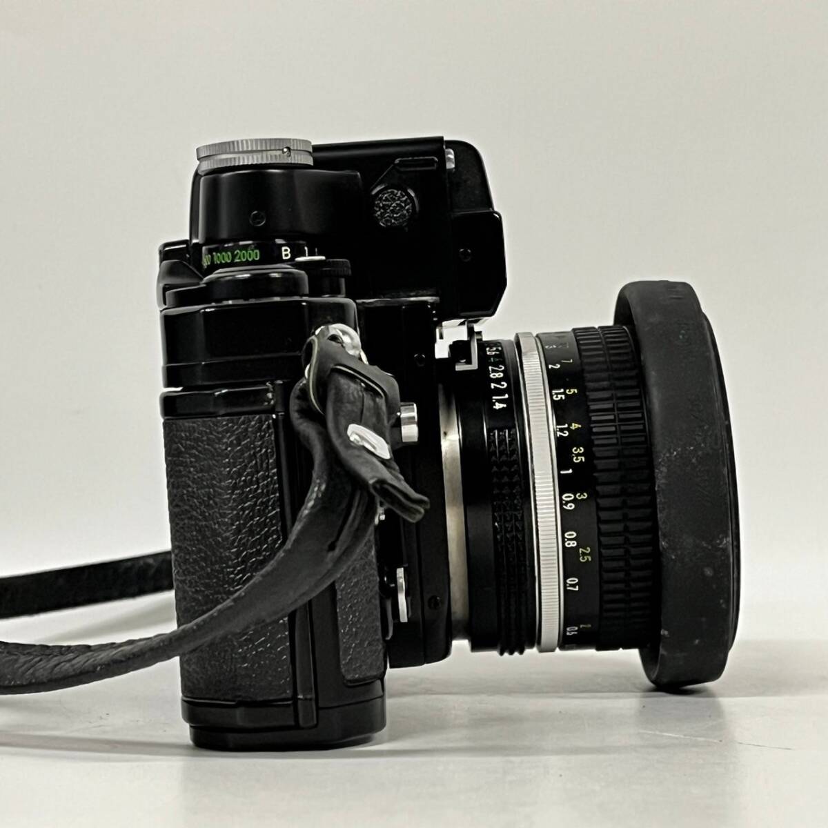 1円~【動作未確認】ニコン Nikon F2 フォトミック ブラック NIKKOR 50mm 1:1.4 一眼レフ フィルムカメラ 単焦点レンズ 付属品あり J180061_画像5