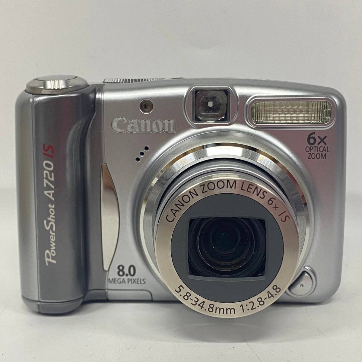 1円~【通電確認済】キャノン Canon PowerShot A720 IS PC1251 ZOOM LENS 6×IS 5.8-34.8mm 1:2.8-4.8 コンパクトデジタルカメラ J110015_画像3