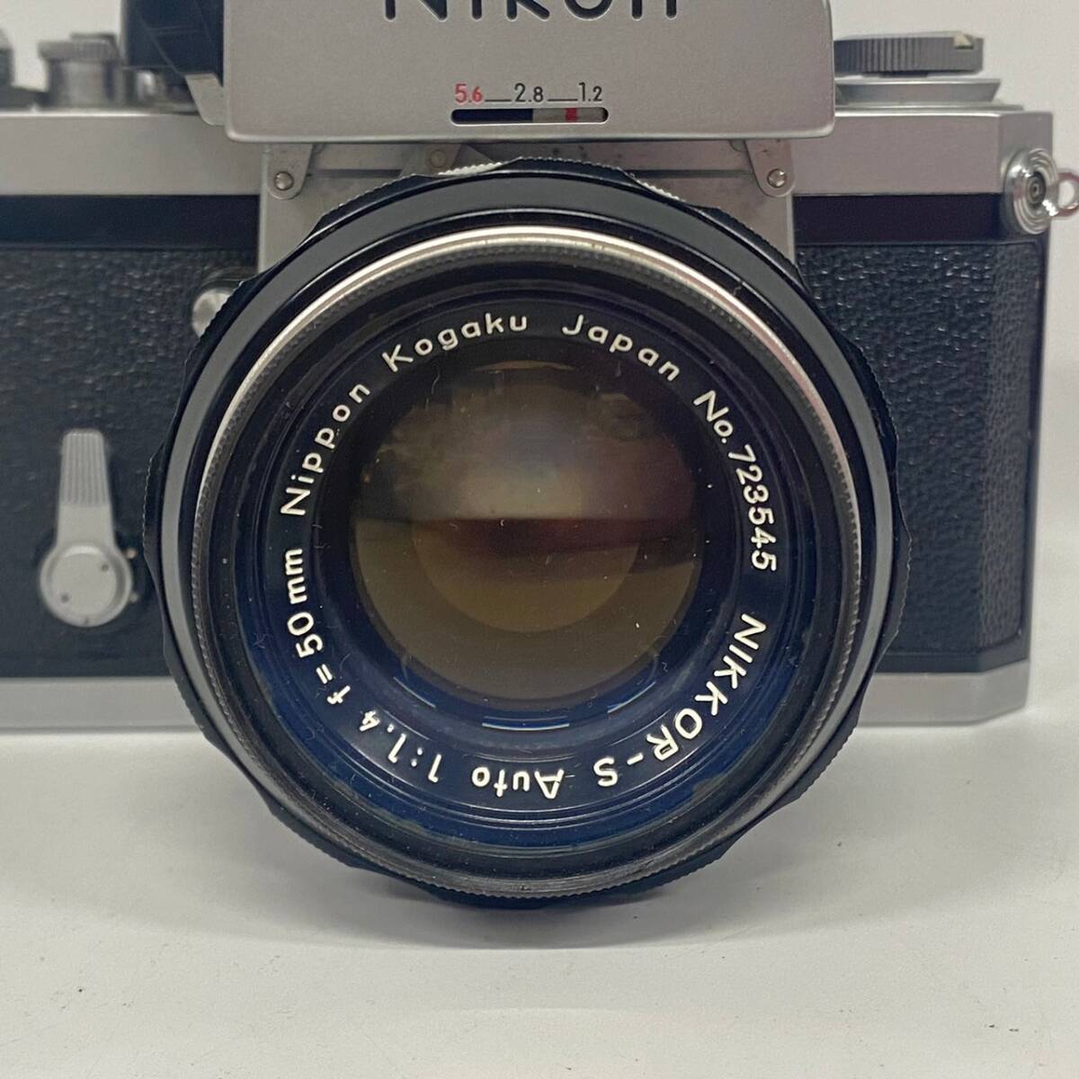 1円~【動作未確認】ニコン Nikon F 中期型 フォトミックFTN NIKKOR-S Auto 1:1.4 f=50mm 一眼レフ フィルムカメラ 単焦点レンズ J110006_画像3