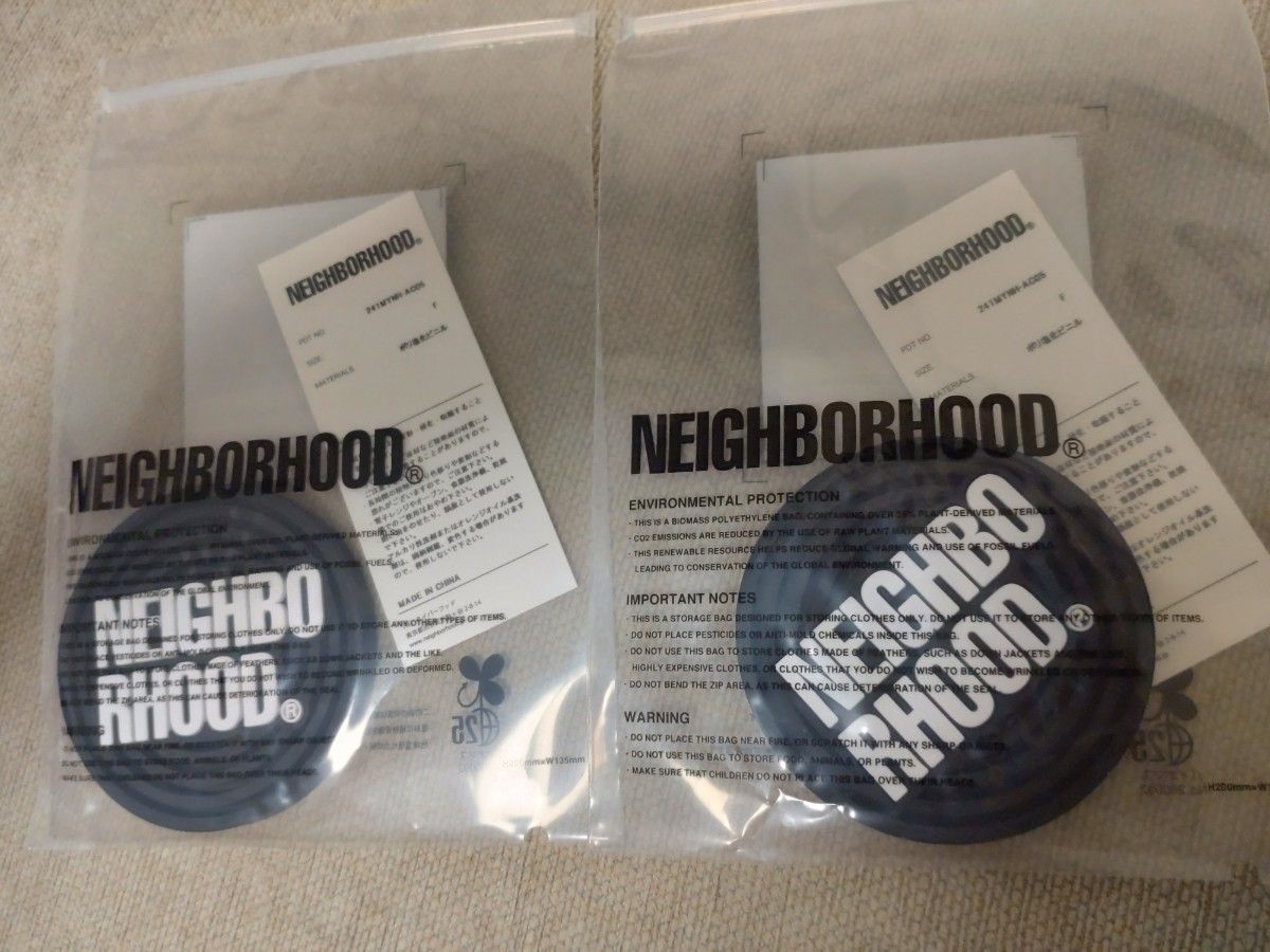 NEIGHBORHOOD LOGO COASTER　ネイバーフッド　ロゴコースター 2個セット