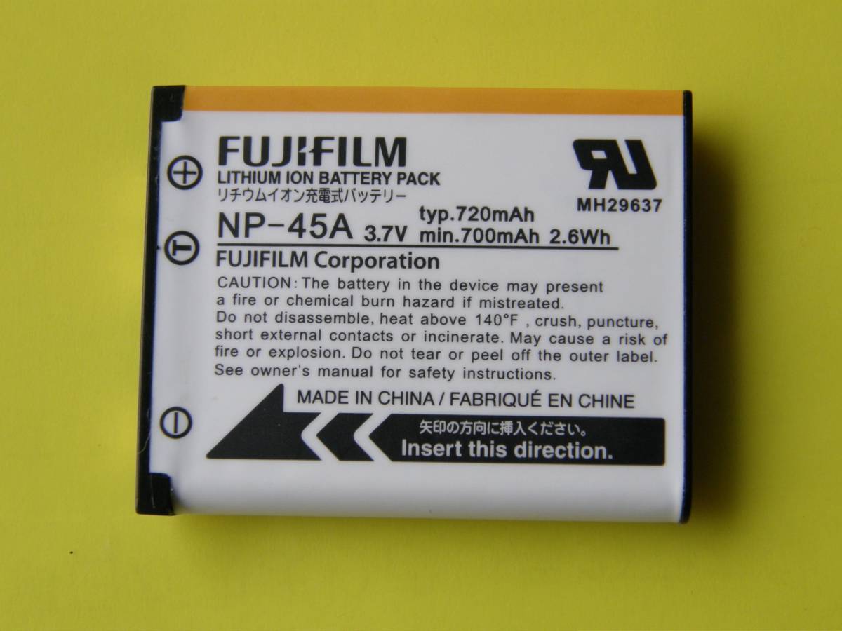 ◆NP-４５Ａ　FUJI 純正充電池 まだまだ立派に使える中古. 美品　◆_画像1