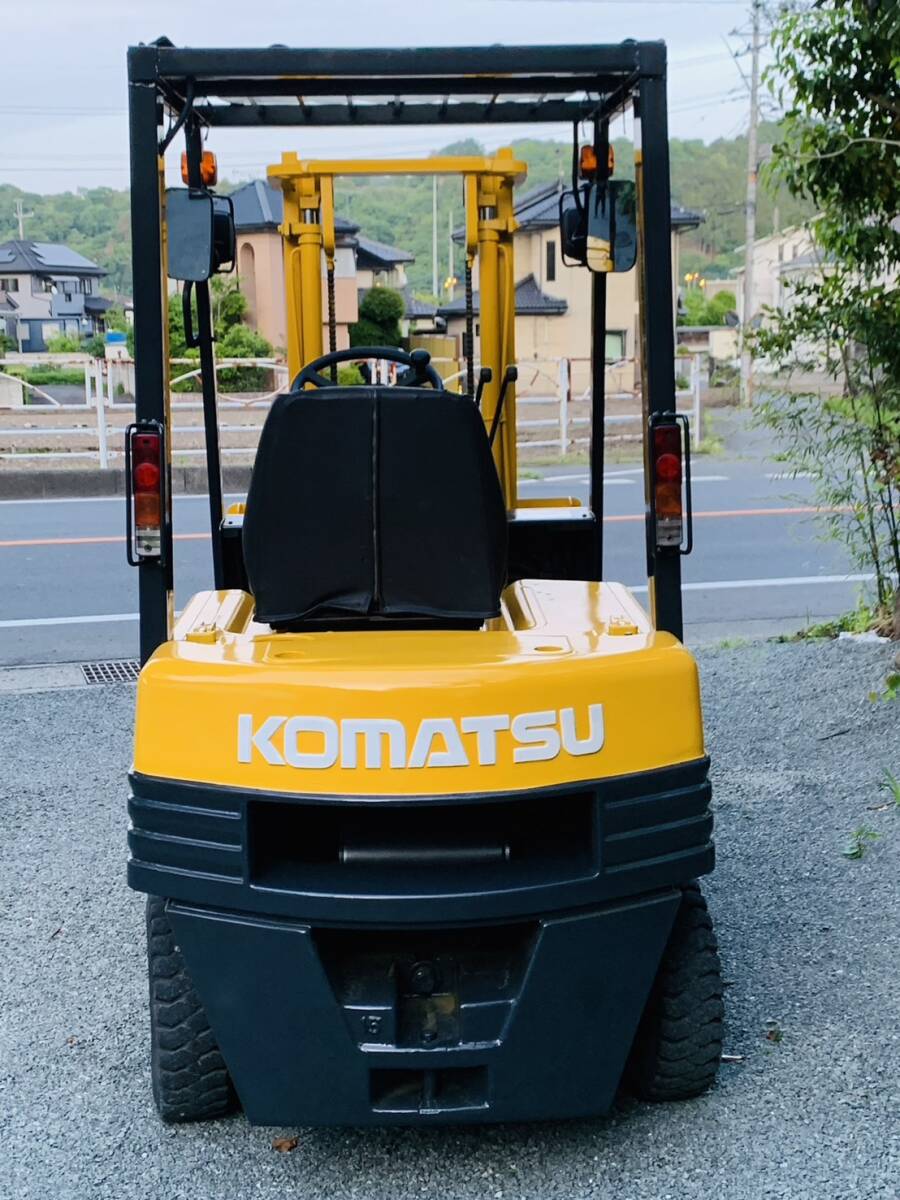 KOMATSU フォークリフト　1.5トン　移動時間：1881Ｈ　ガソリン AT_画像3