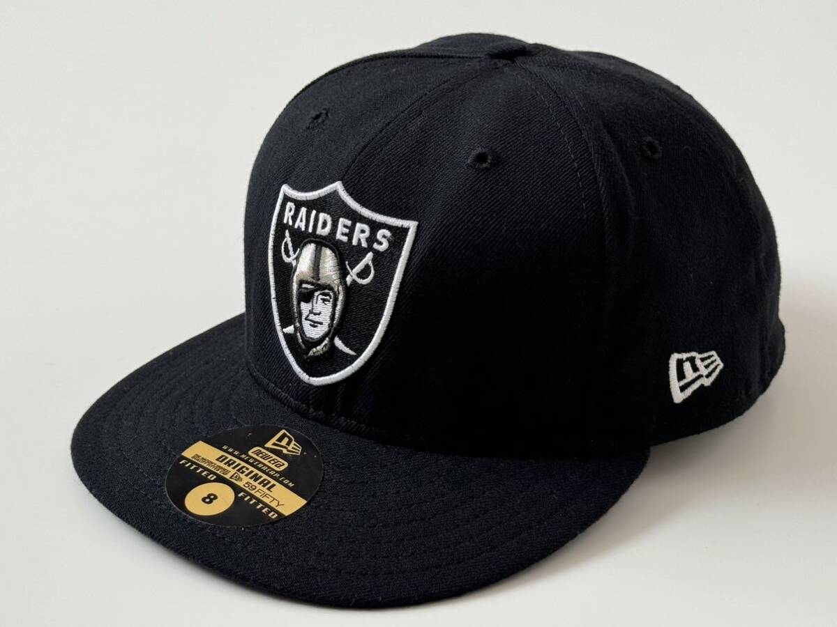 90s USA製 NEW ERA レイダース キャップ 8 63.5cm NFL RAIDERS 90s USA製 NEW ERA レイダース キャップ 8 63.5cm NFL RAIDERS
