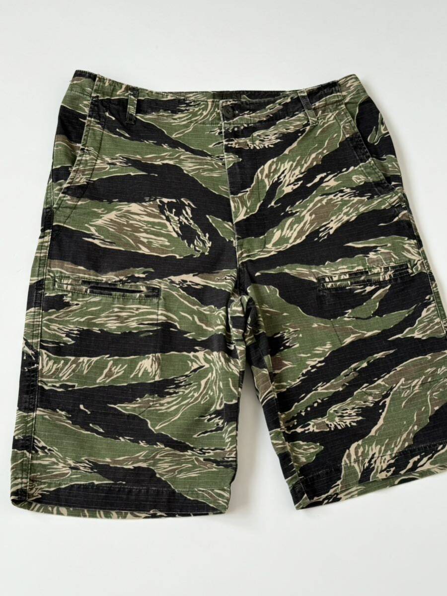 Bibian 比比昂 - 90s USA製 stussy タイガーカモ ショーツ 32 Bibian 比比昂 - 90s USA製 stussy タイガーカモ ショーツ 32