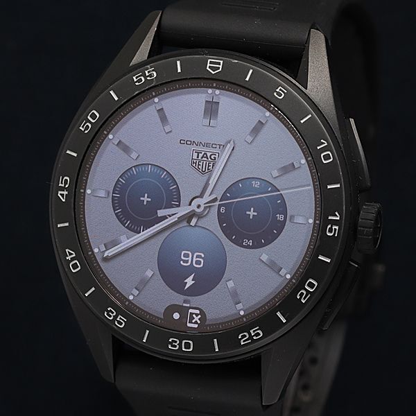 1 jpy operation beautiful goods rechargeable box / guarantee /. attaching TAG Heuer connector ktedoSBR8A80 smart watch men's wristwatch OKZ 2000000 3NBG2