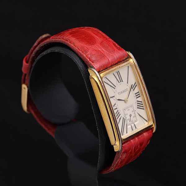 1 иен работа хорошая вещь Tissot QZ A282-Q серебряный циферблат smoseko квадратное женские наручные часы TCY 3797000 4NBG2