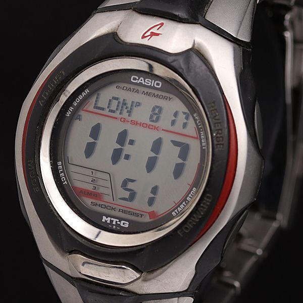 1円 稼働 良品 カシオ QZ MTG-700 Gショック デジタル文字盤 ラウンド メンズ腕時計 TCY 3797000 4NBG2の画像1