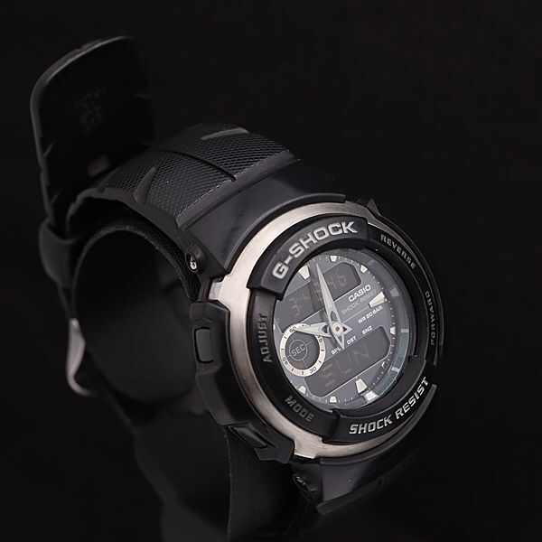 1円 稼働 良品 カシオ QZ Gショック G-300 デジタル文字盤 ラウンド メンズ腕時計 TCY3797000 4NBG2_画像2