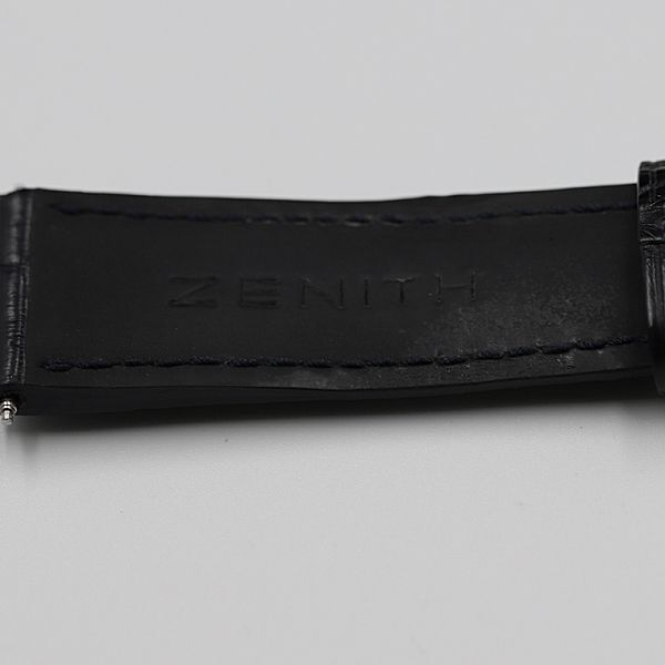 1 иен Zenith оригинальный ремень кожа черный цвет 2110-700-B 115-80 21mm для мужские наручные часы KMR 6696000 4JWY