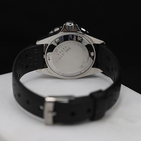 1円 タグホイヤー QZ プロフェッショナル 100シリーズ 980.001 ブラック文字盤 レディース腕時計 KMR 0002200 4ERT_画像4