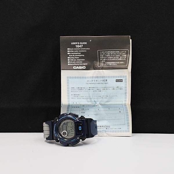 1円 保付き 稼働 カシオ Gショック QZ デジタル文字盤 トリプルクラウンオブサーフィング DW-9000 メンズ腕時計 KMR 6696000 4JWYの画像5