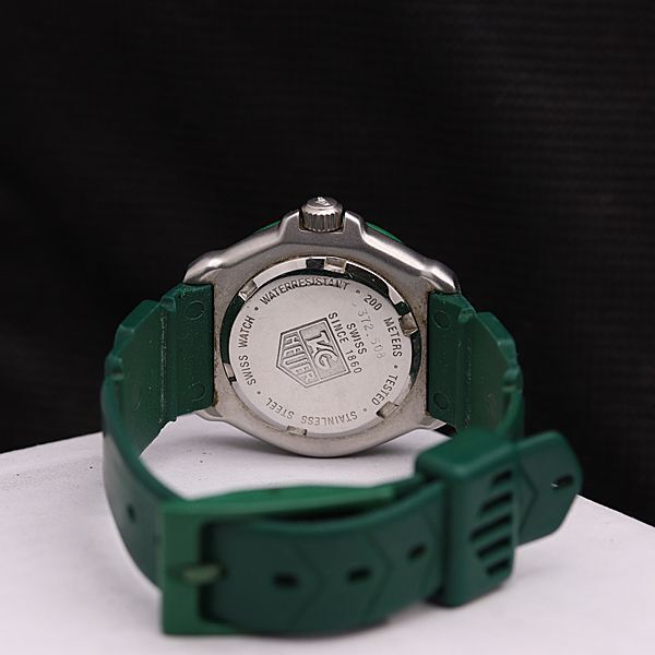 1円 稼働 タグホイヤー QZ 372-508 アイボリー文字盤 デイト フォーミュラ1 レディース腕時計 KMR 0539000 4ERTの画像4