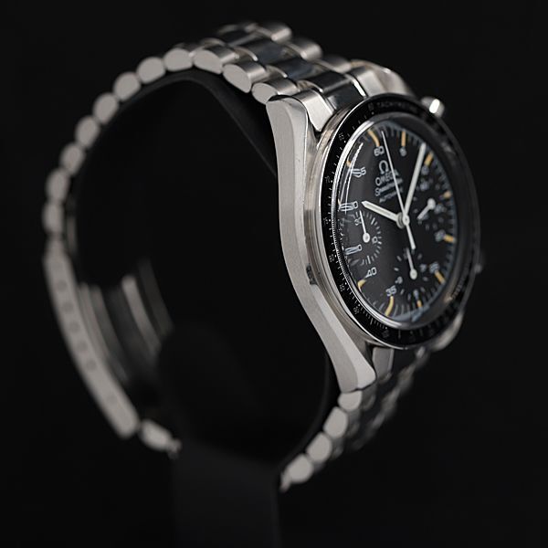 1円 保付 稼働 良品 オメガ スピードマスター 3510.50 AT/自動巻 黒 クロノ 5.7OH済 メンズ腕時計 OGH 0076120 4ERTの画像2