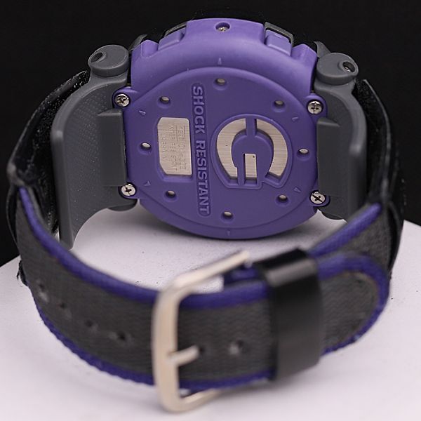 1円 保付 稼働 良品 カシオ G-SHOCK DW-002 QZ デジタル文字盤 レザー×キャンバスベルト メンズ腕時計 DOI 6696000 4JWYの画像4