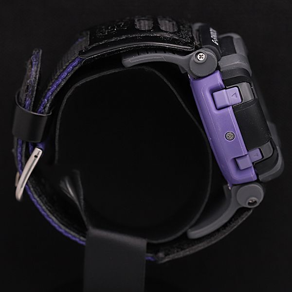 1円 保付 稼働 良品 カシオ G-SHOCK DW-002 QZ デジタル文字盤 レザー×キャンバスベルト メンズ腕時計 DOI 6696000 4JWYの画像2