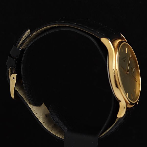 1 иен работа с ящиком Longines SS/GP/ кожа Grand classic L4.698.2 28686048 QZ Date Gold циферблат мужские наручные часы SGN 9246100 5DIT