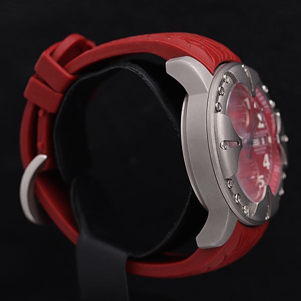 1 иен работа Porsche Design AT/ самозаводящиеся часы хронограф красный циферблат дата мужские наручные часы KMR 0077000 5MGT