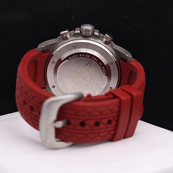 1 иен работа Porsche Design AT/ самозаводящиеся часы хронограф красный циферблат дата мужские наручные часы KMR 0077000 5MGT