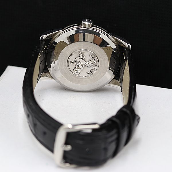 1円 稼働 オメガ シーマスター銀文字盤 デイト AT/自動巻き ラウンド メンズ腕時計 NSY 0468600 5ANT_画像4