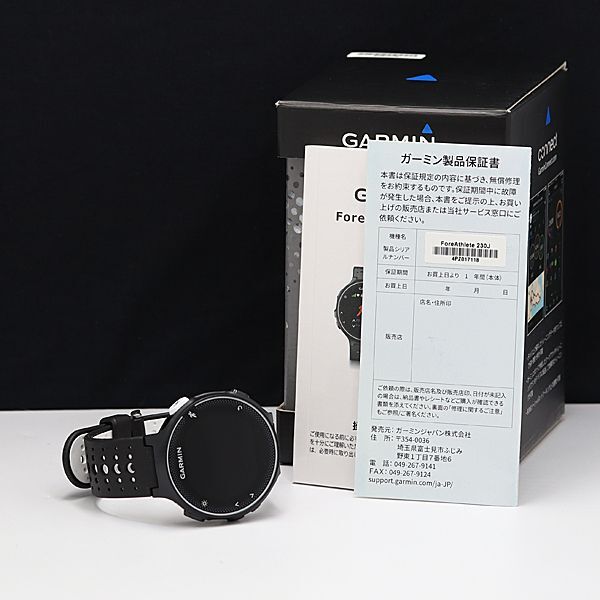 1 иен гарантия / с ящиком Garmin ForeAthlete230J заряжающийся бег часы мужской / женские наручные часы OGH 6054000 4ETY
