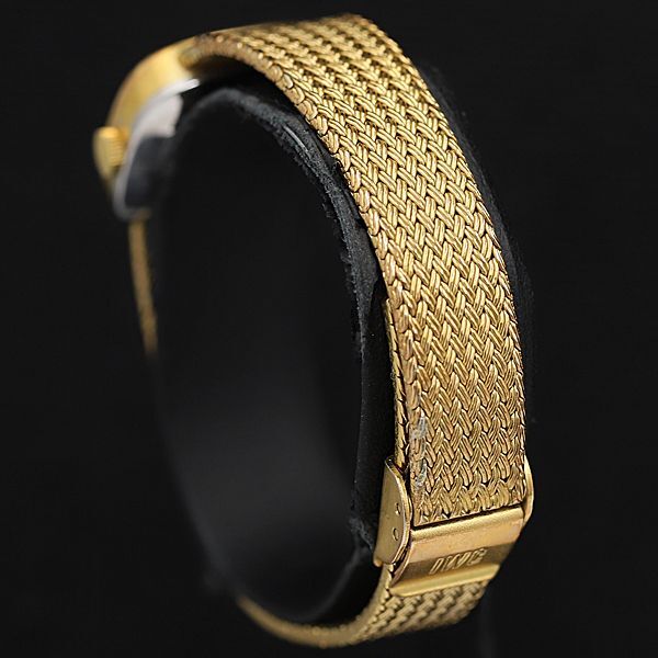 1 иен работа хорошая вещь IWC ручной завод Gold циферблат квадратный тип женские наручные часы DOI 8611100 5MGY