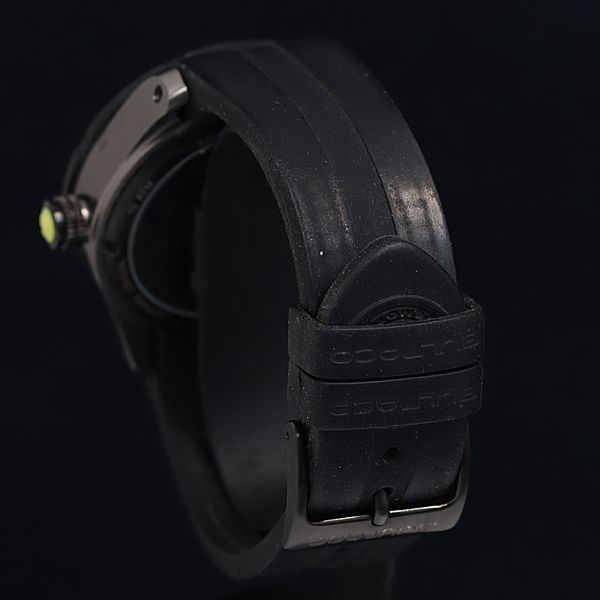1円 稼動 美品 QZ 箱/保付 ブルタコ スカンジウム S48SA-01 限定299 デイト 茶色文字盤 メンズ腕時計 OKZ 0916000 5NBG1_画像3