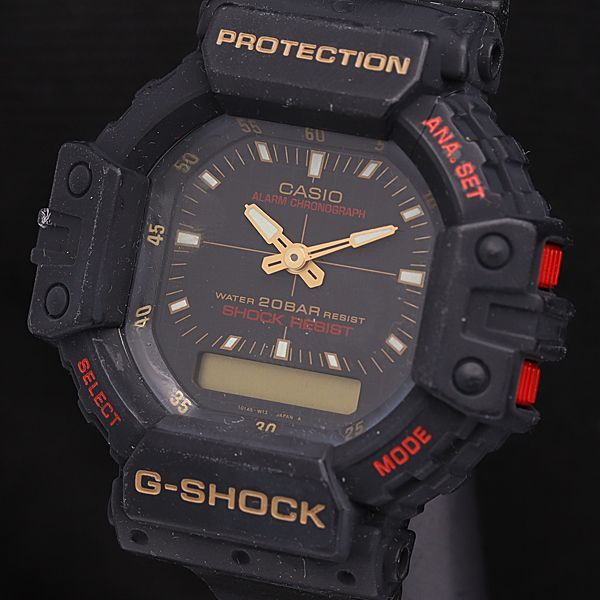 1円 カシオ G-SHOCK AW-550 QZ デジアナ ラバーベゼル メンズ腕時計 DOI 0916000 5NBG1_画像1