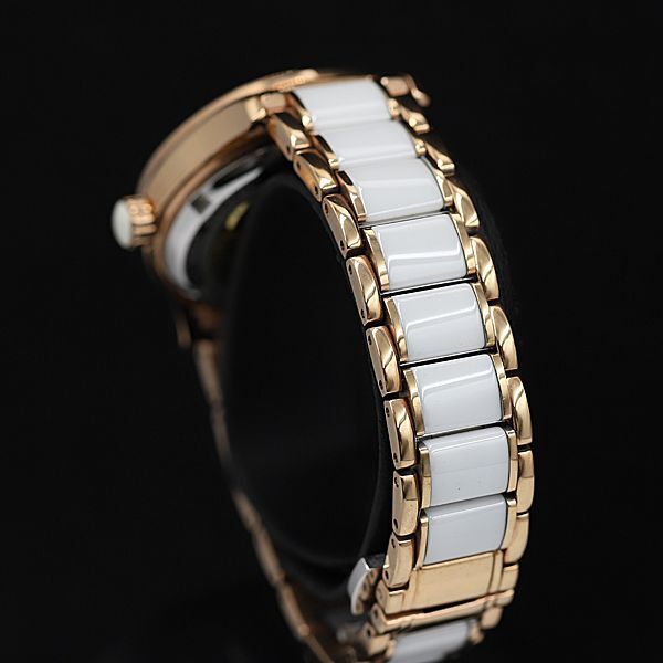 1 иен работа прекрасный товар Prince GERA AT белый циферблат smoseko раунд женские наручные часы TCY0916000 5NBG1