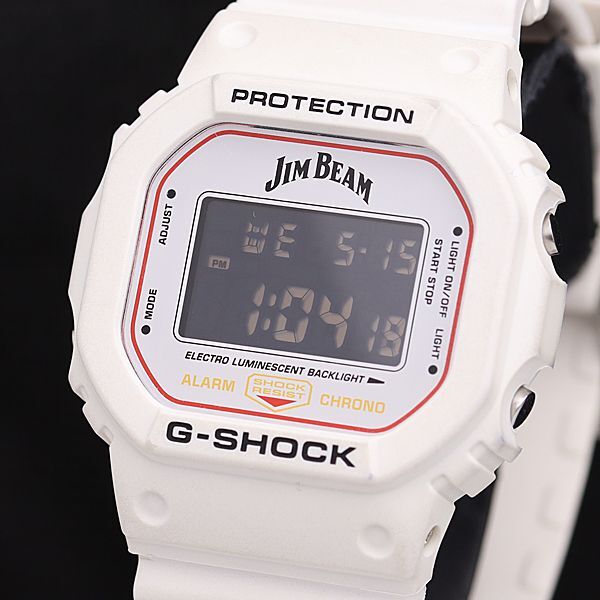 1円 稼働 良品 カシオ G-SHOCK ジムビーム DW-5600VT QZ デジタル ラバーベルト メンズ腕時計 DOI 0916000 5NBG1_画像1