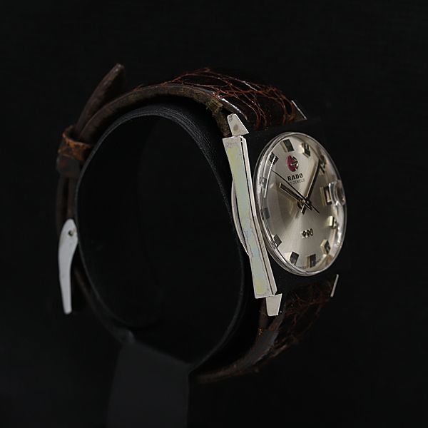 1 иен работа хорошая вещь Rado 990 11767 30 камень серебряный циферблат AT/ самозаводящиеся часы мужские наручные часы NSY 0916000 5NBG1