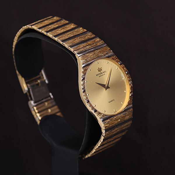 1 jpy Raymond way ruQZ 9122 Gold face round lady's wristwatch TCY 0916000 5NBG1